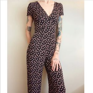 Free People Floral Jumpsuit